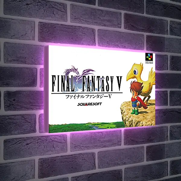 Лайтбокс световая панель - Final Fantasy V