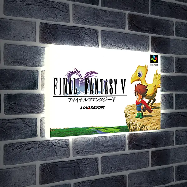 Лайтбокс световая панель - Final Fantasy V