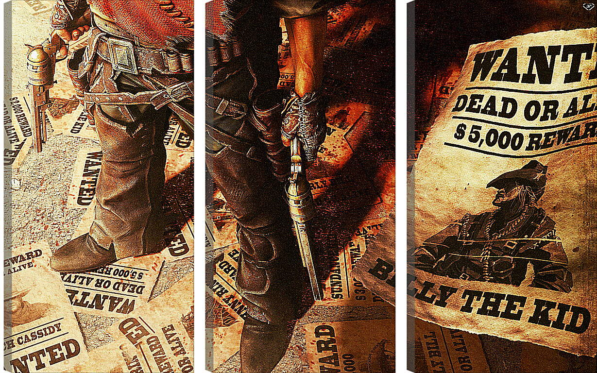 Модульная картина - Call Of Juarez: Gunslinger
