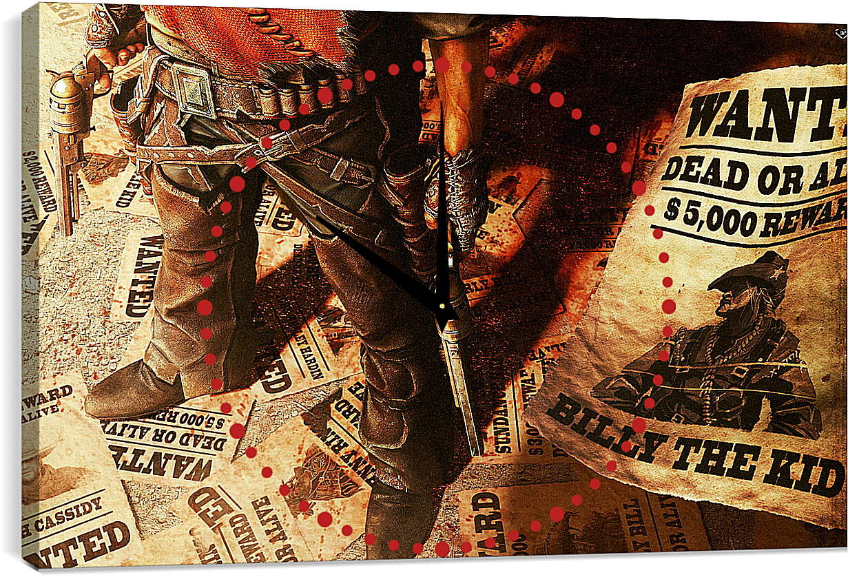 Часы картина - Call Of Juarez: Gunslinger
