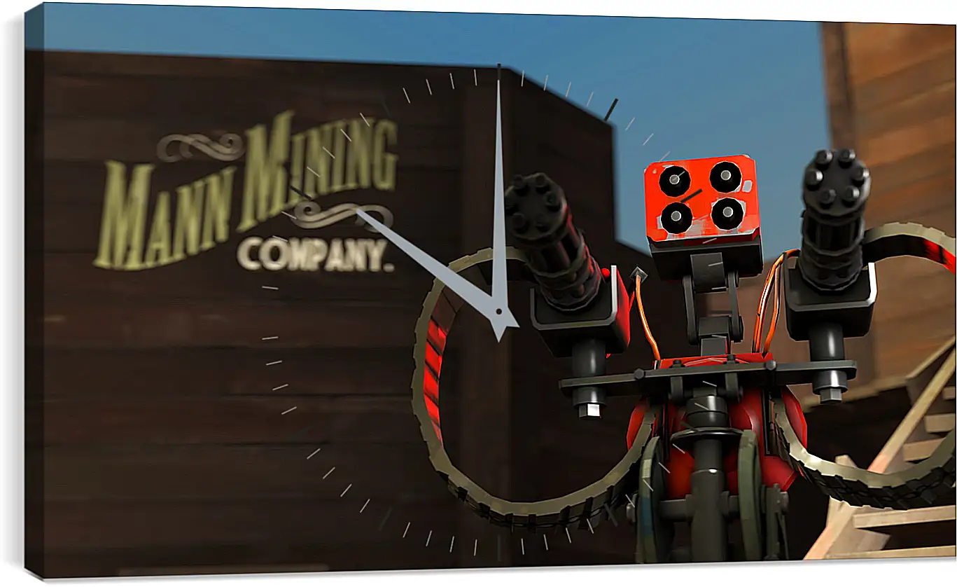 Часы картина - Team Fortress 2
