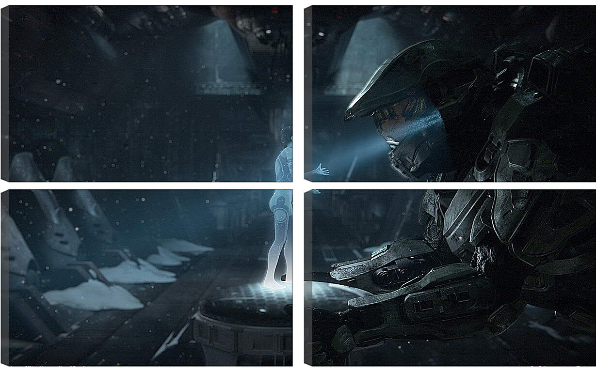 Модульная картина - Halo 4