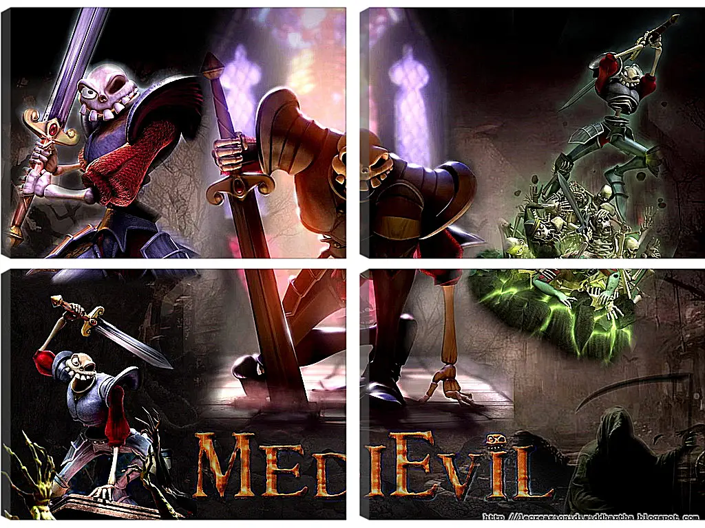 Модульная картина - Medievil
