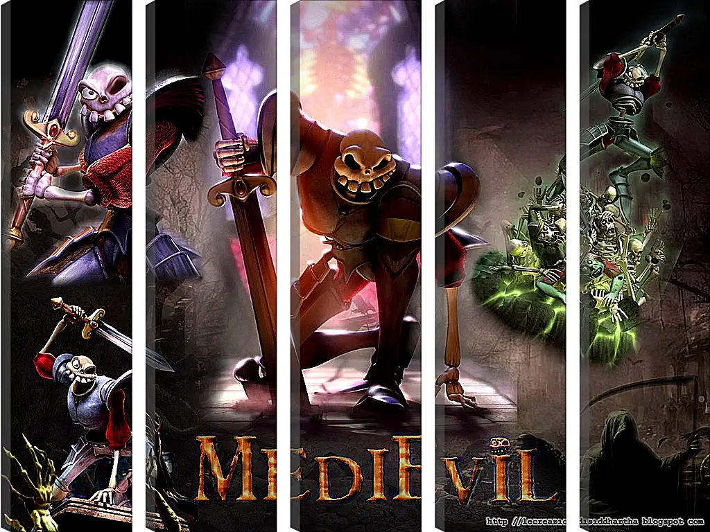 Модульная картина - Medievil
