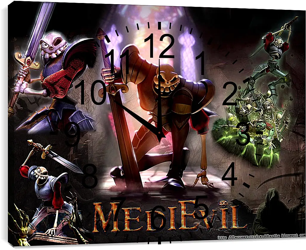 Часы картина - Medievil
