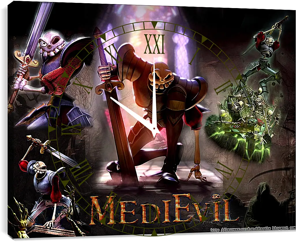 Часы картина - Medievil
