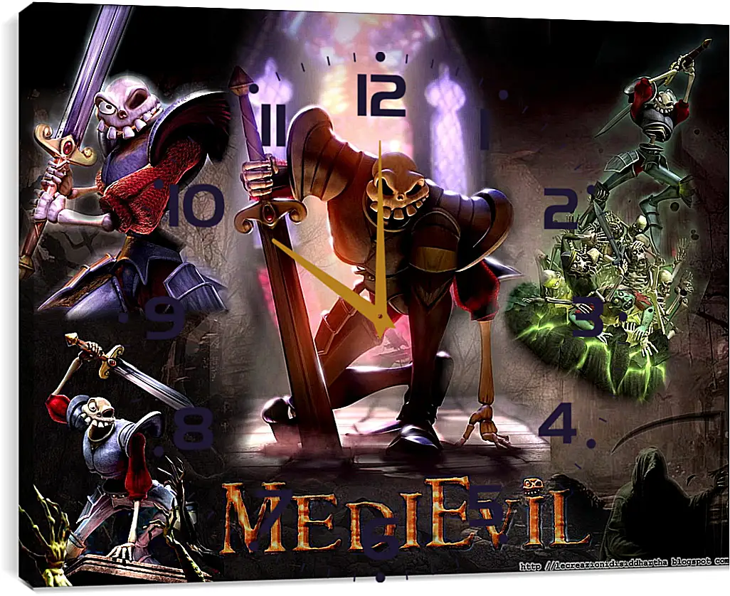 Часы картина - Medievil
