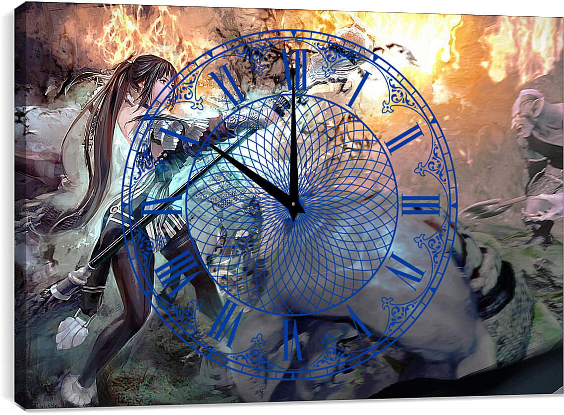 Часы картина - Vindictus
