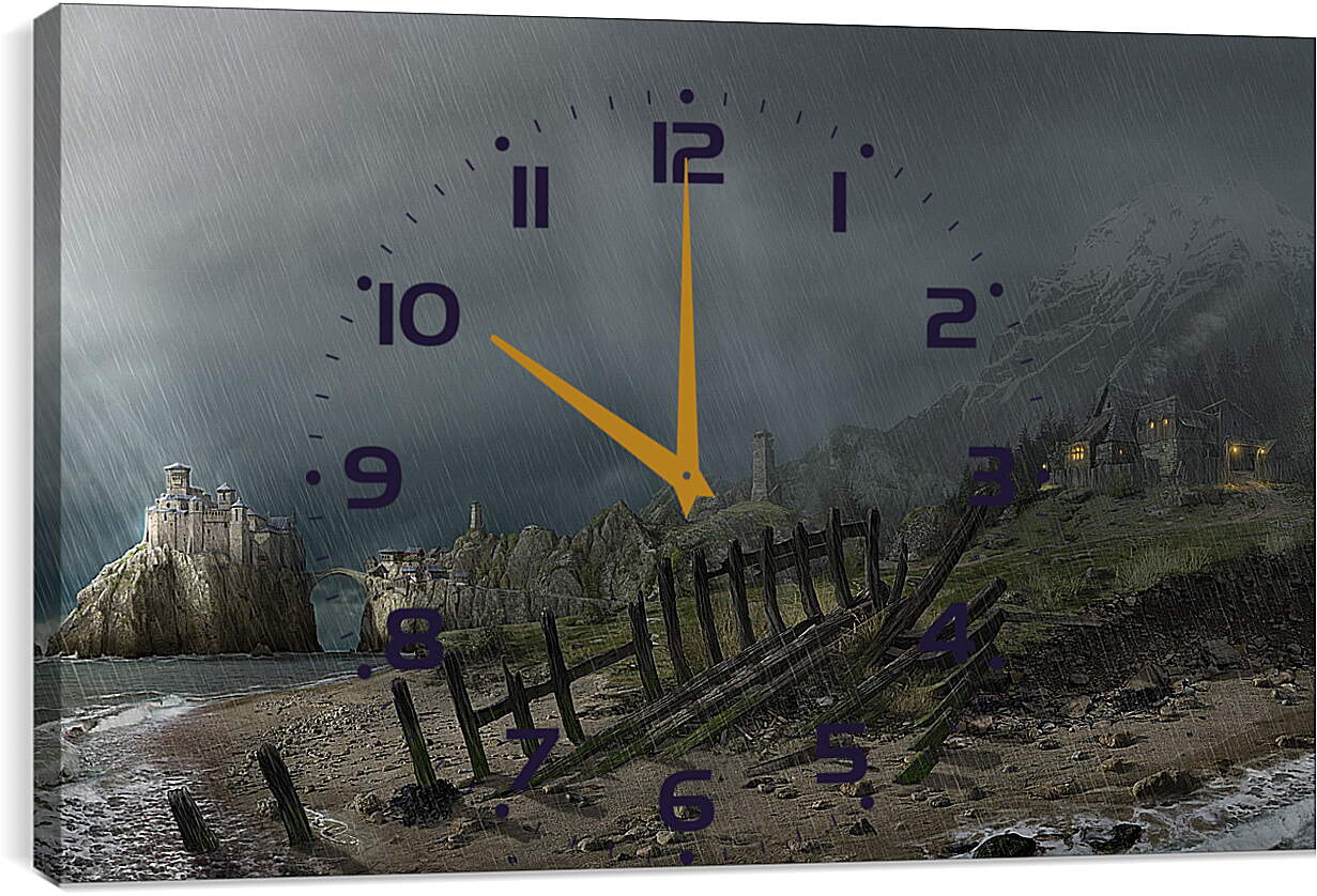 Часы картина - Gothic 4

