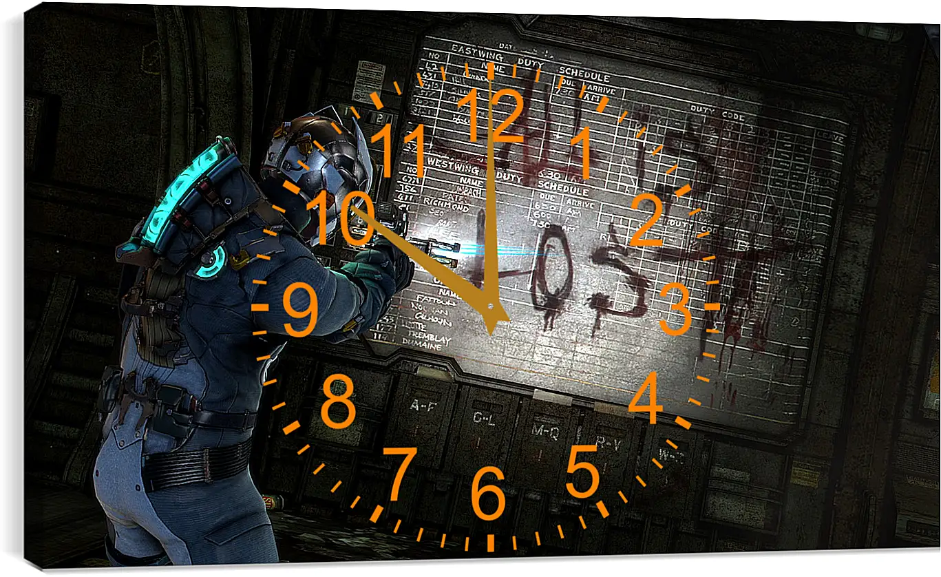 Часы картина - Dead Space 3
