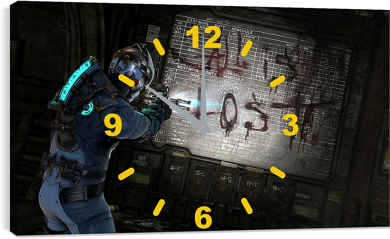 Часы картина - Dead Space 3
