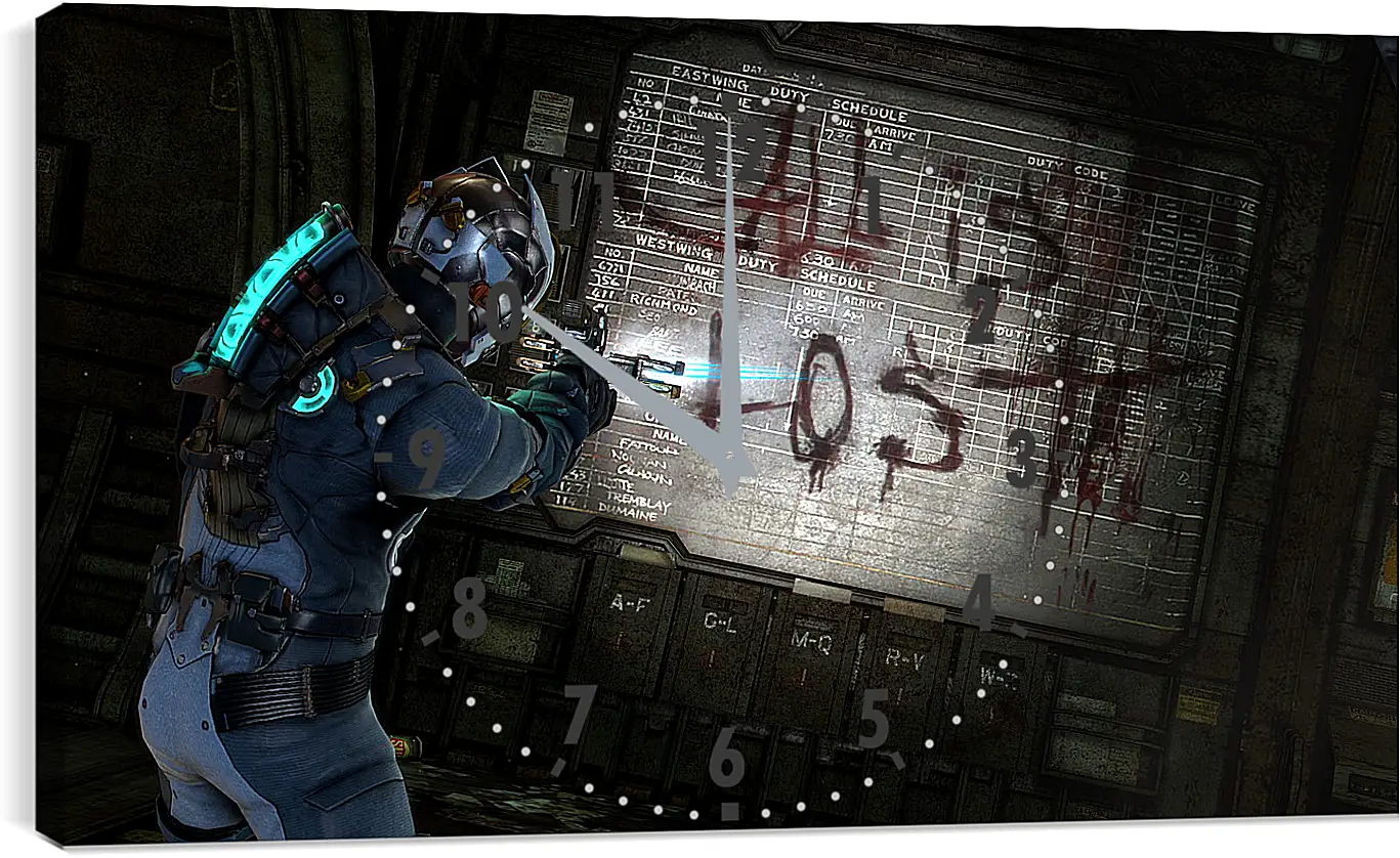 Часы картина - Dead Space 3
