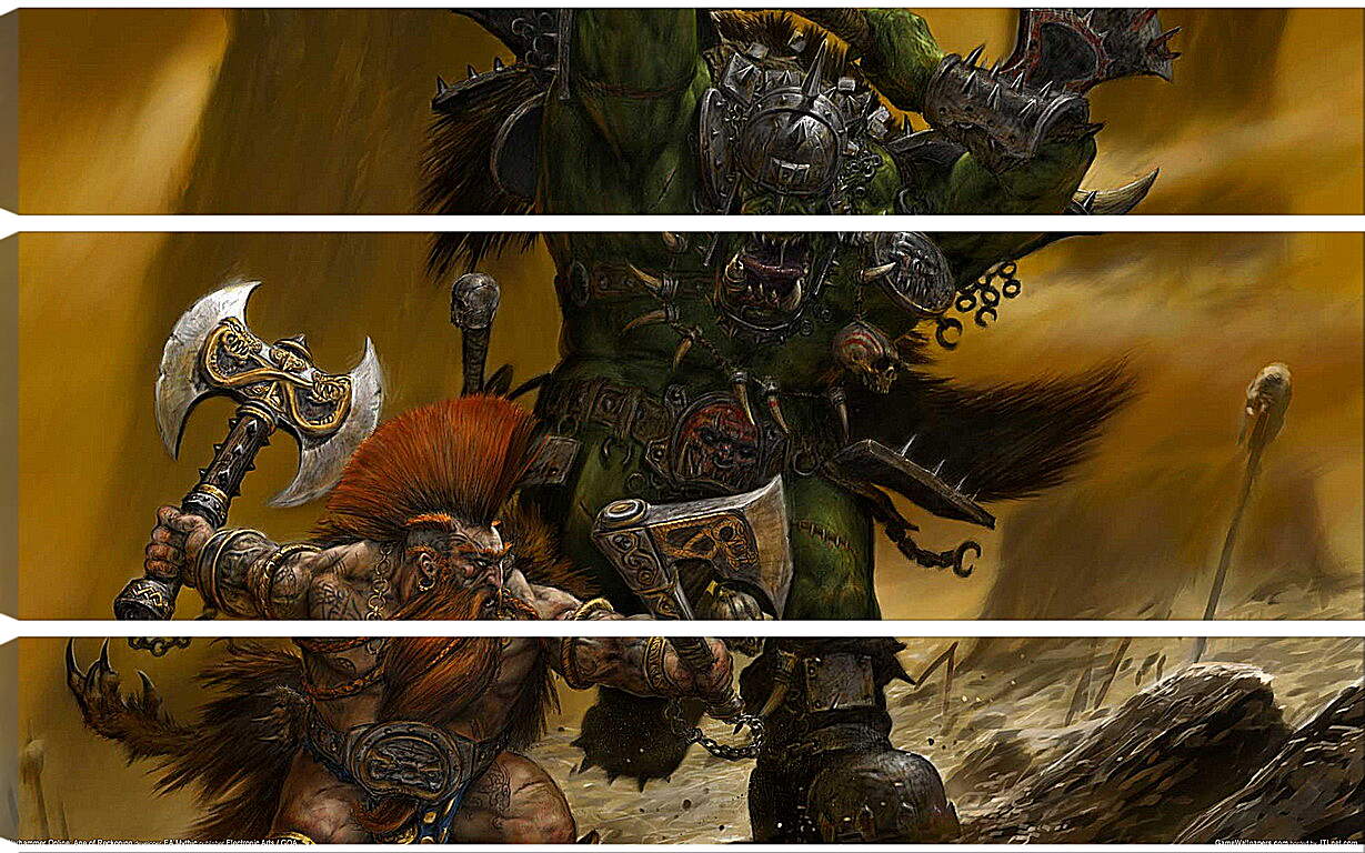 Модульная картина - Warhammer Online: Age Of Reckoning