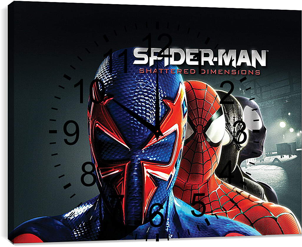 Часы картина - Spider-man: Shattered Dimensions
