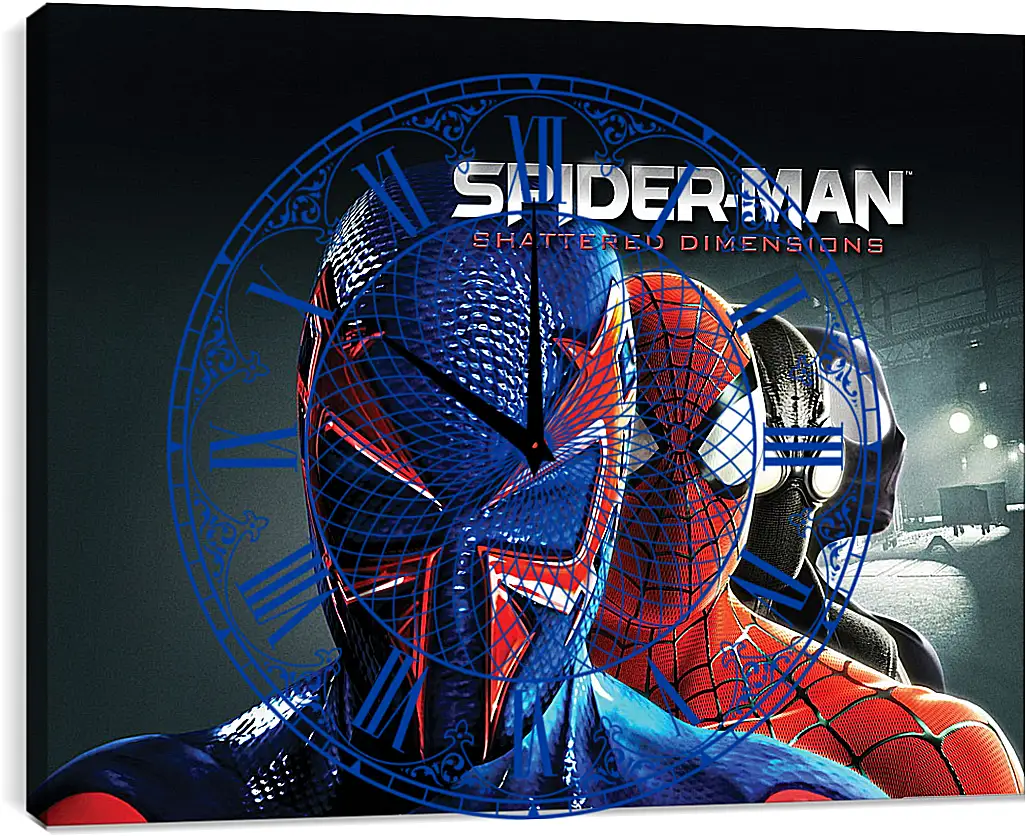 Часы картина - Spider-man: Shattered Dimensions
