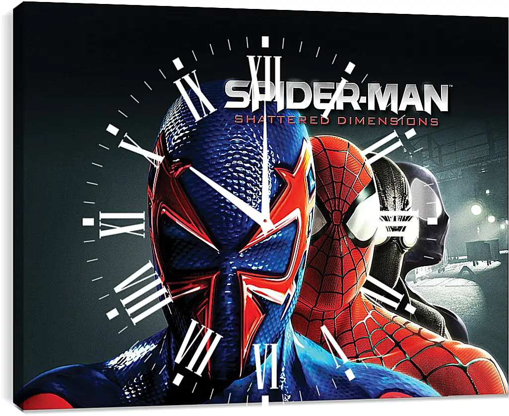 Часы картина - Spider-man: Shattered Dimensions
