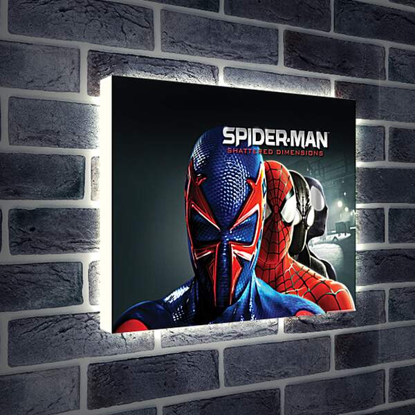 Лайтбокс световая панель - Spider-man: Shattered Dimensions
