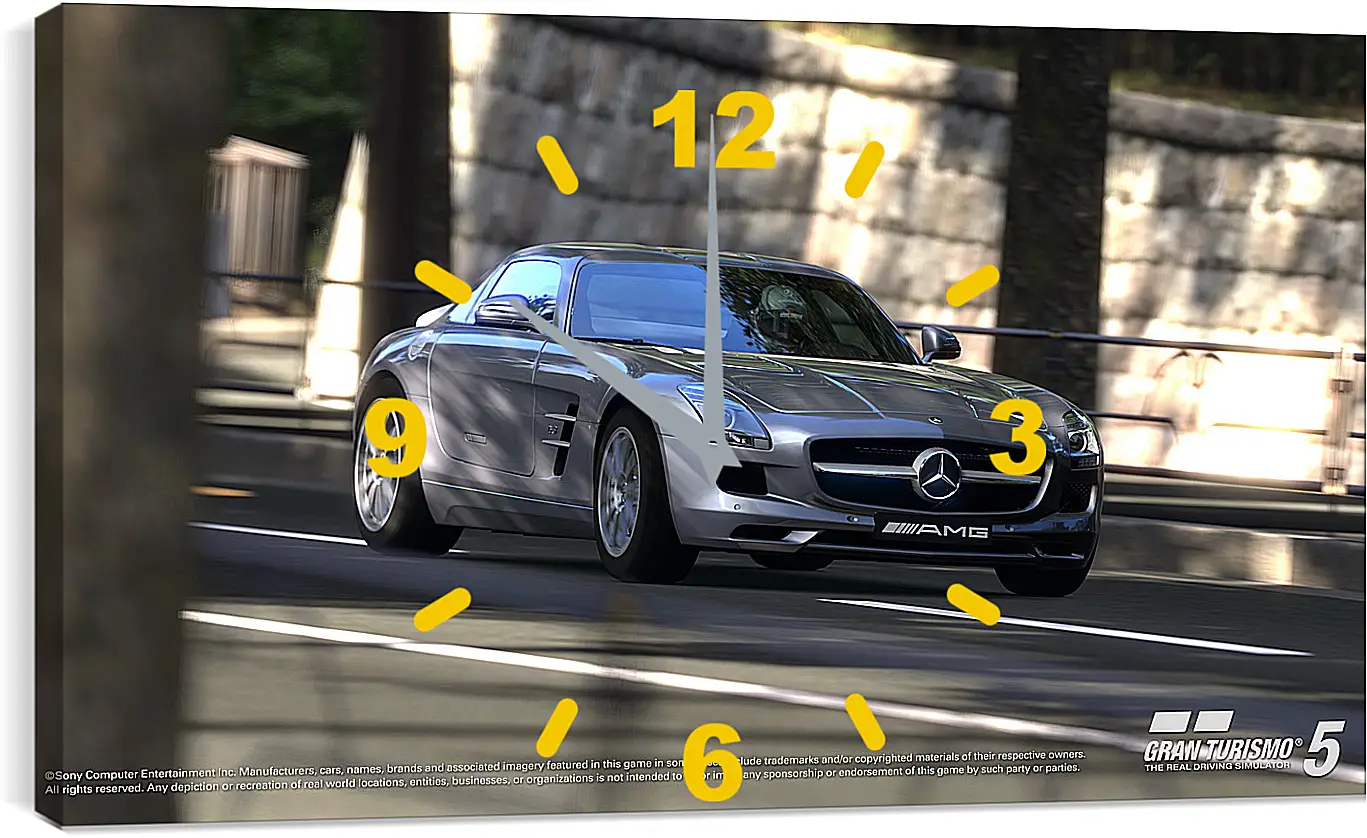 Часы картина - Gran Turismo 5
