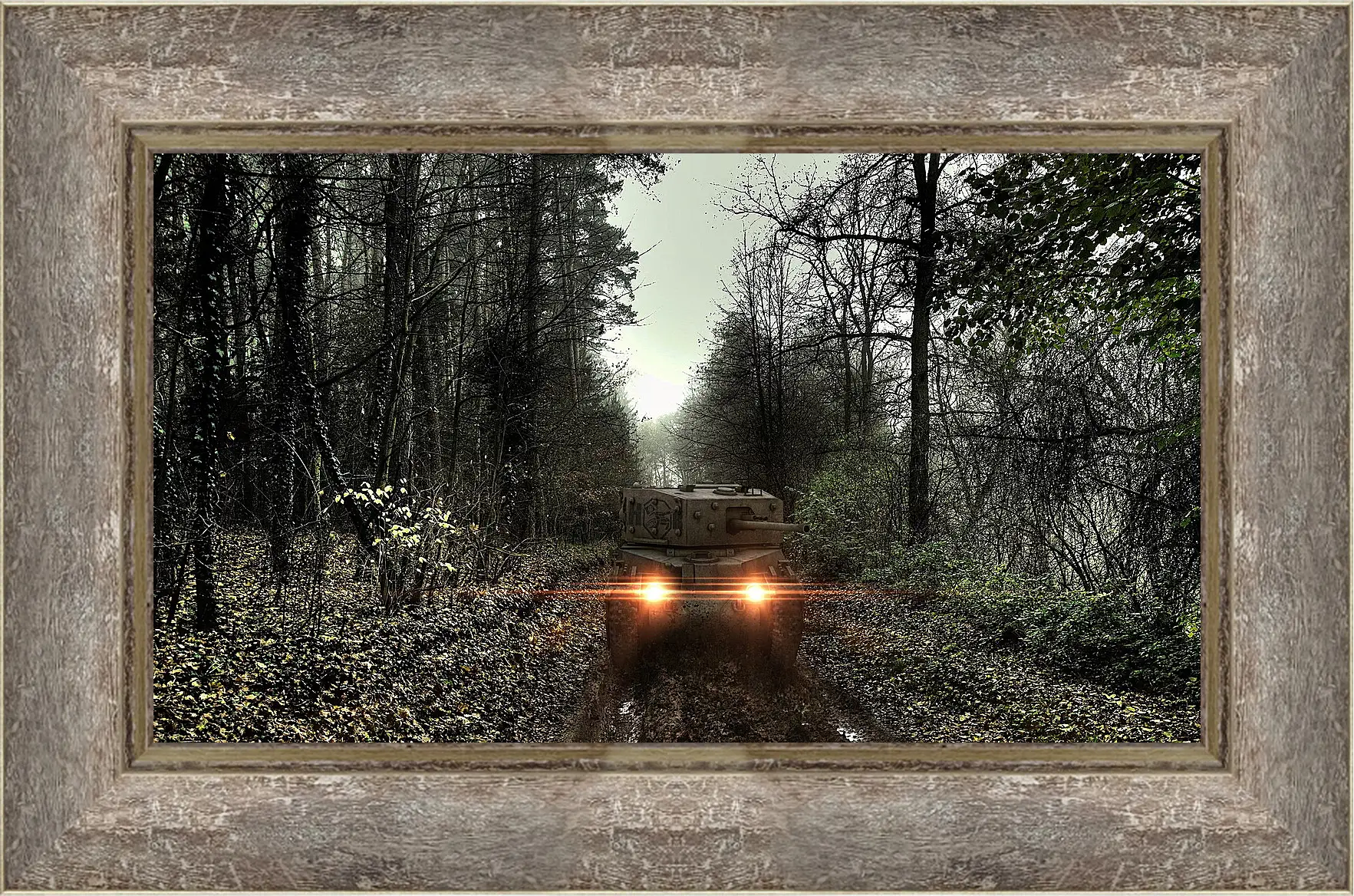 Картина в раме - World Of Tanks