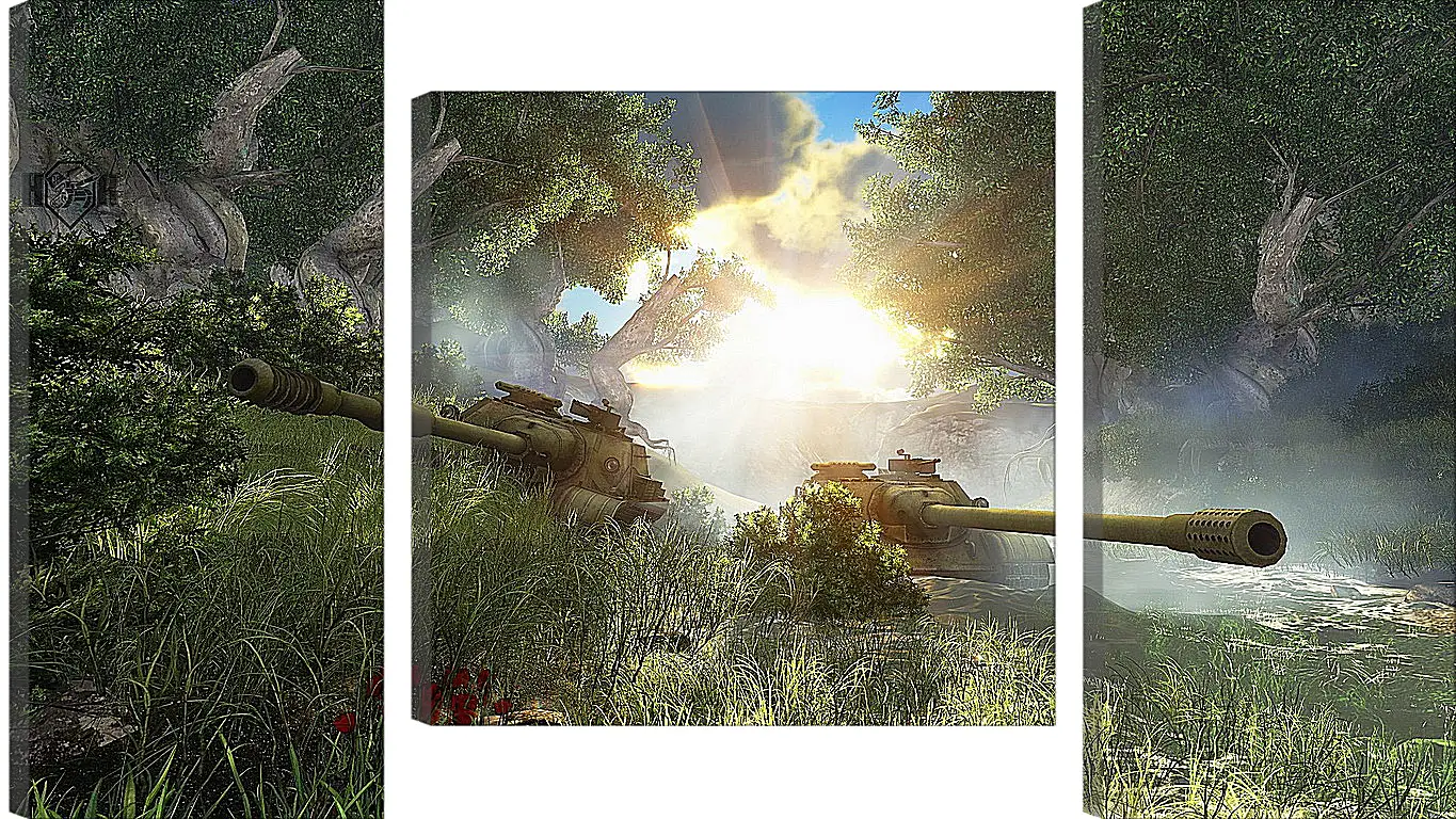 Модульная картина - World Of Tanks