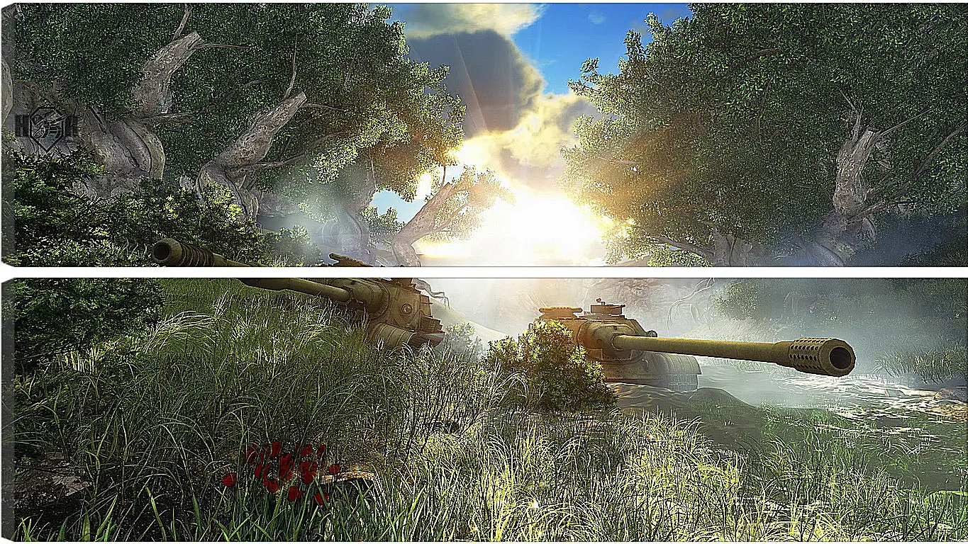 Модульная картина - World Of Tanks