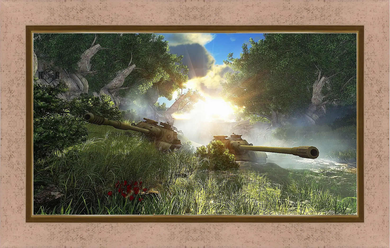 Картина в раме - World Of Tanks