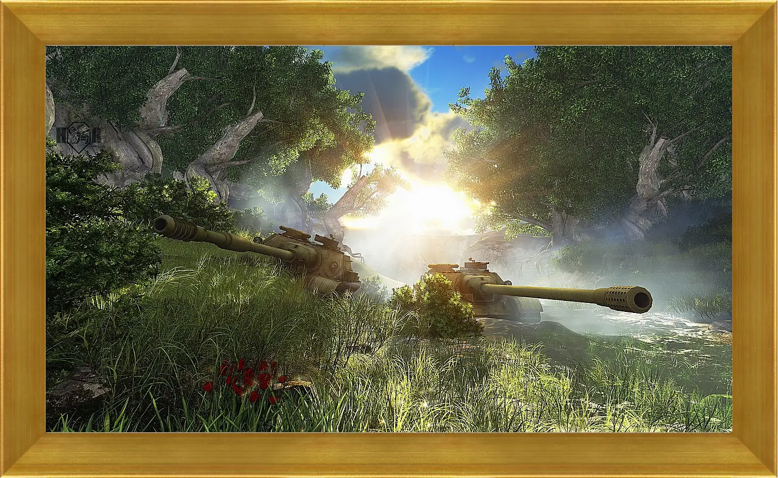 Картина в раме - World Of Tanks