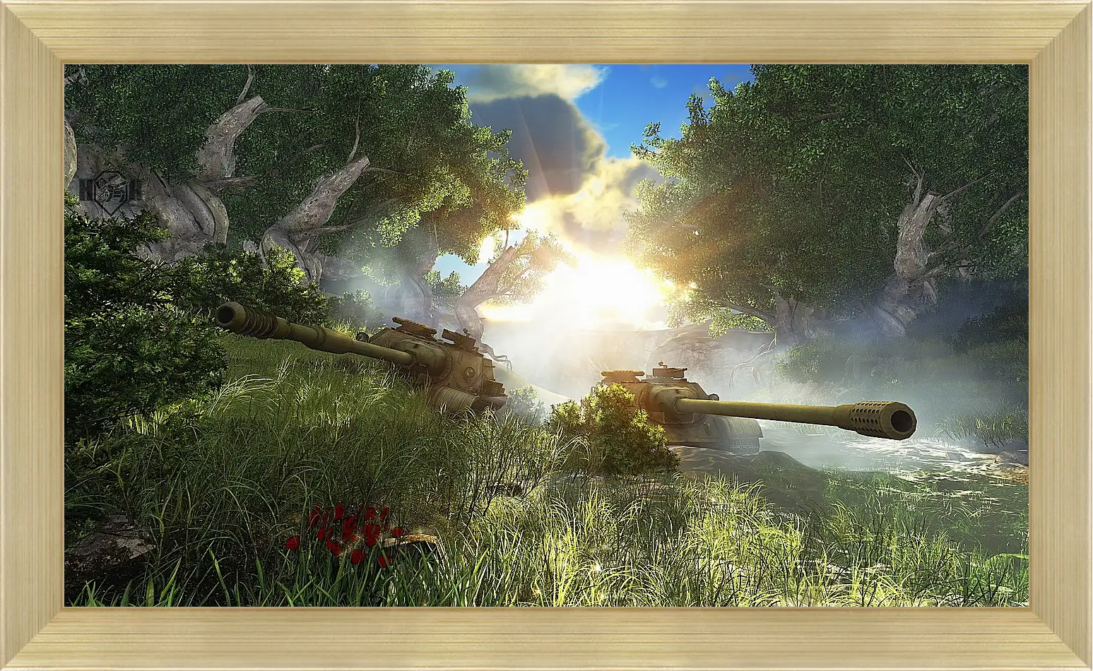 Картина в раме - World Of Tanks