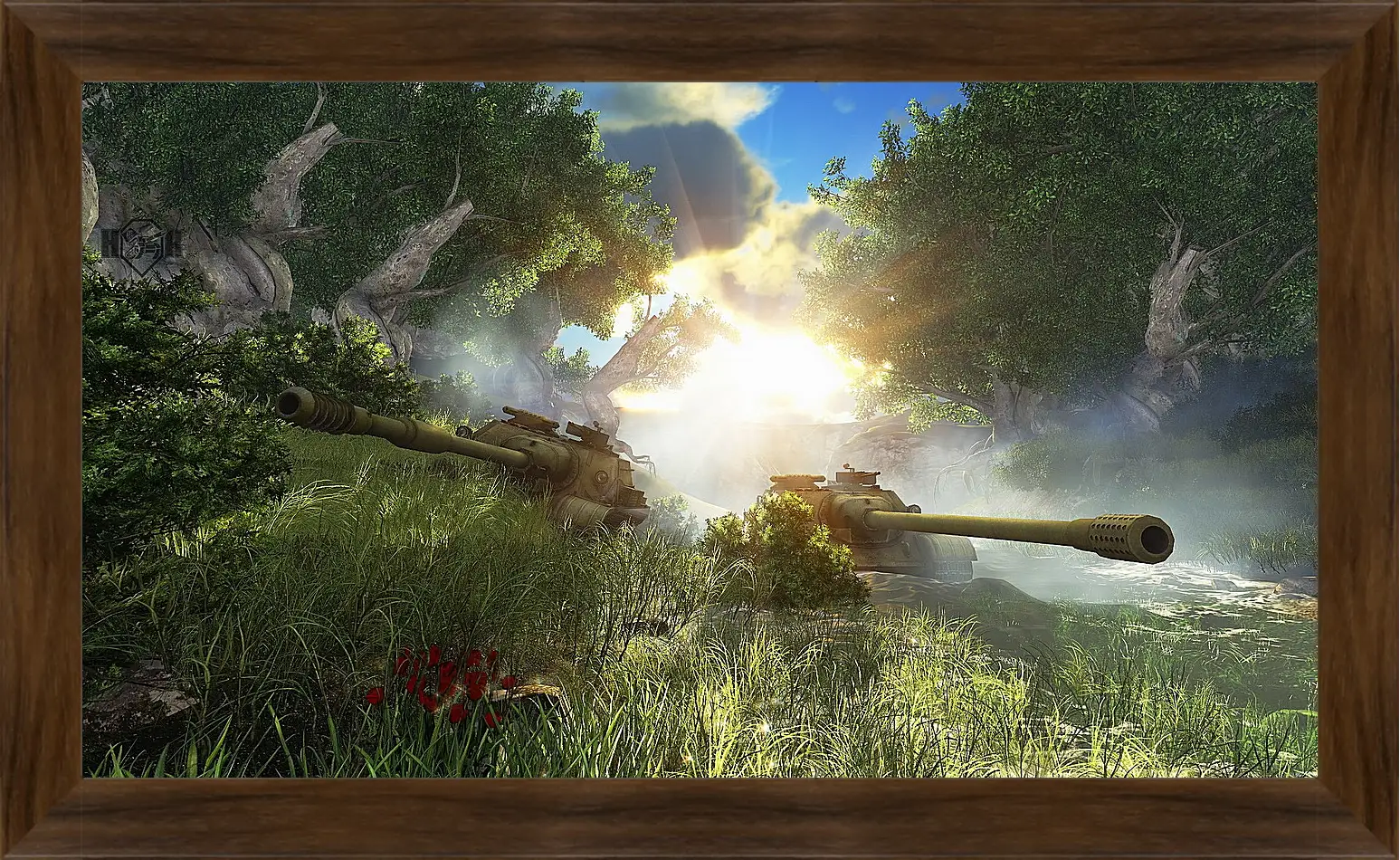 Картина в раме - World Of Tanks