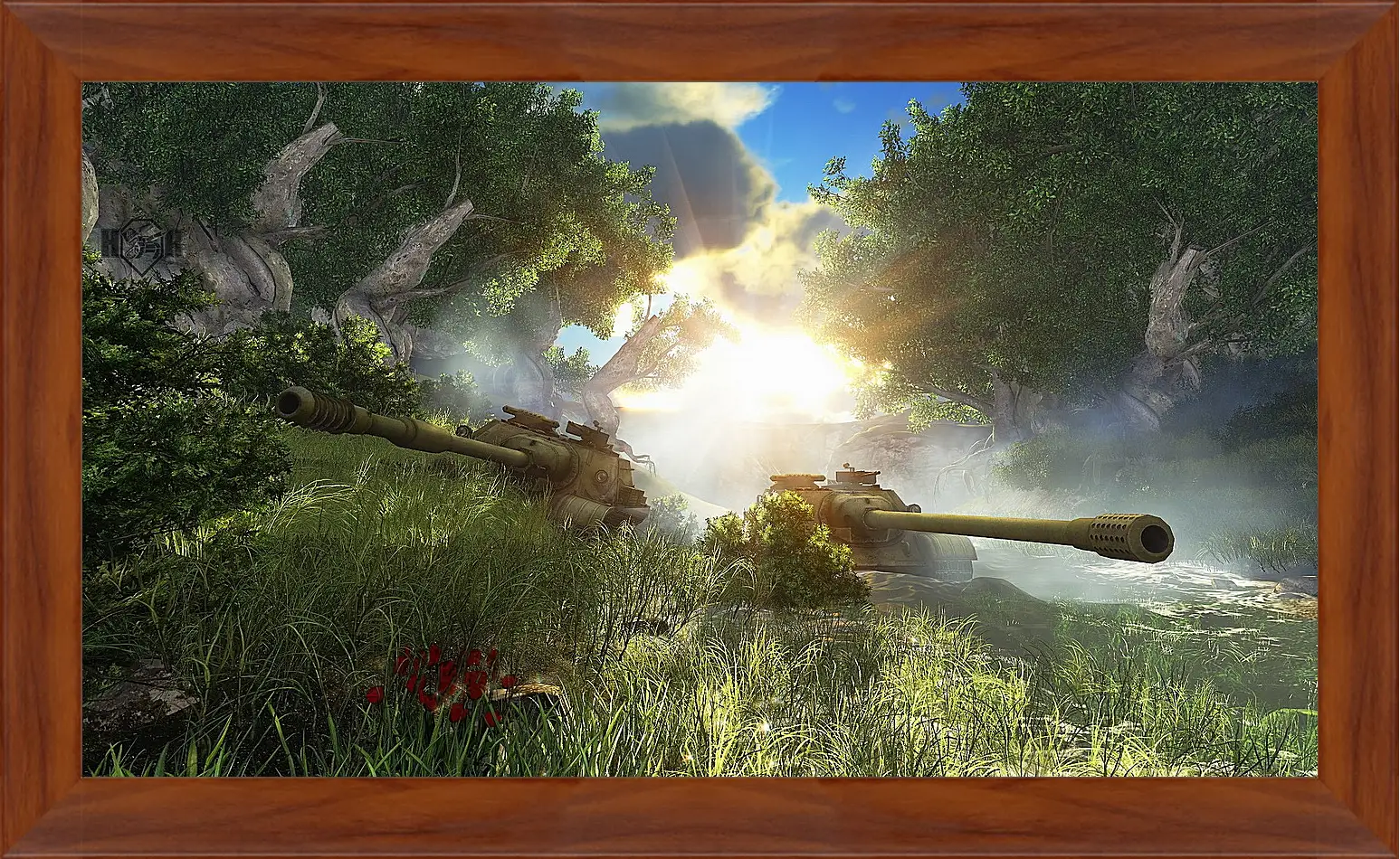 Картина в раме - World Of Tanks