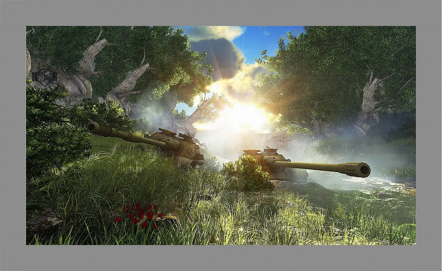 Картина в раме - World Of Tanks