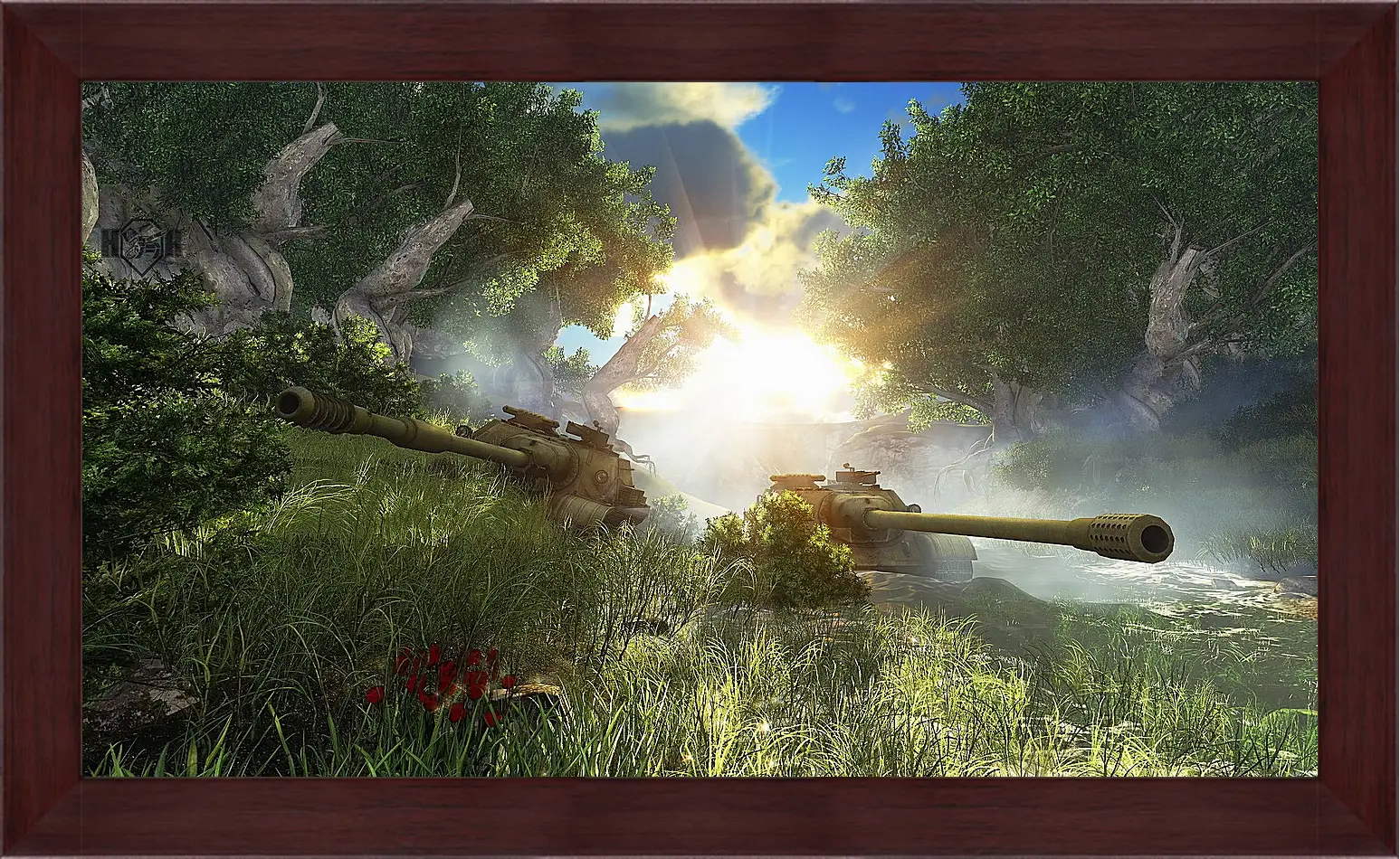 Картина в раме - World Of Tanks