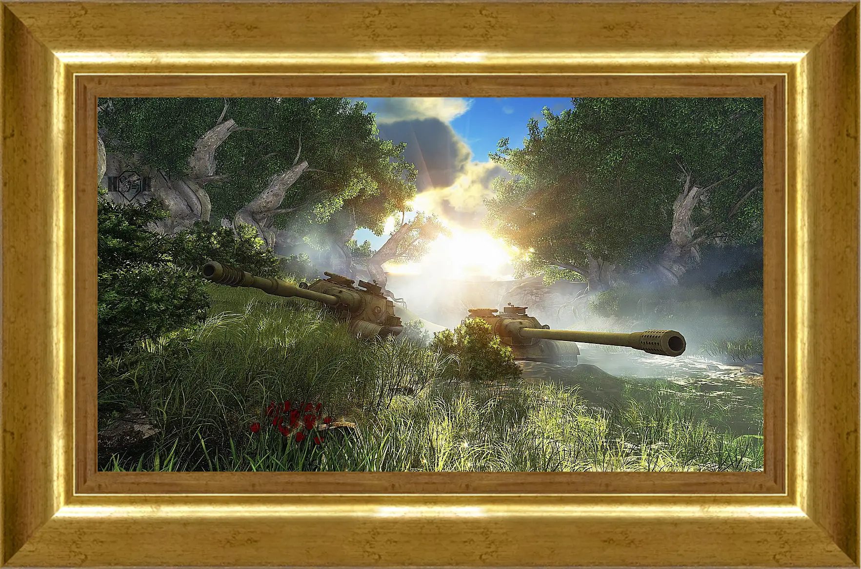 Картина в раме - World Of Tanks