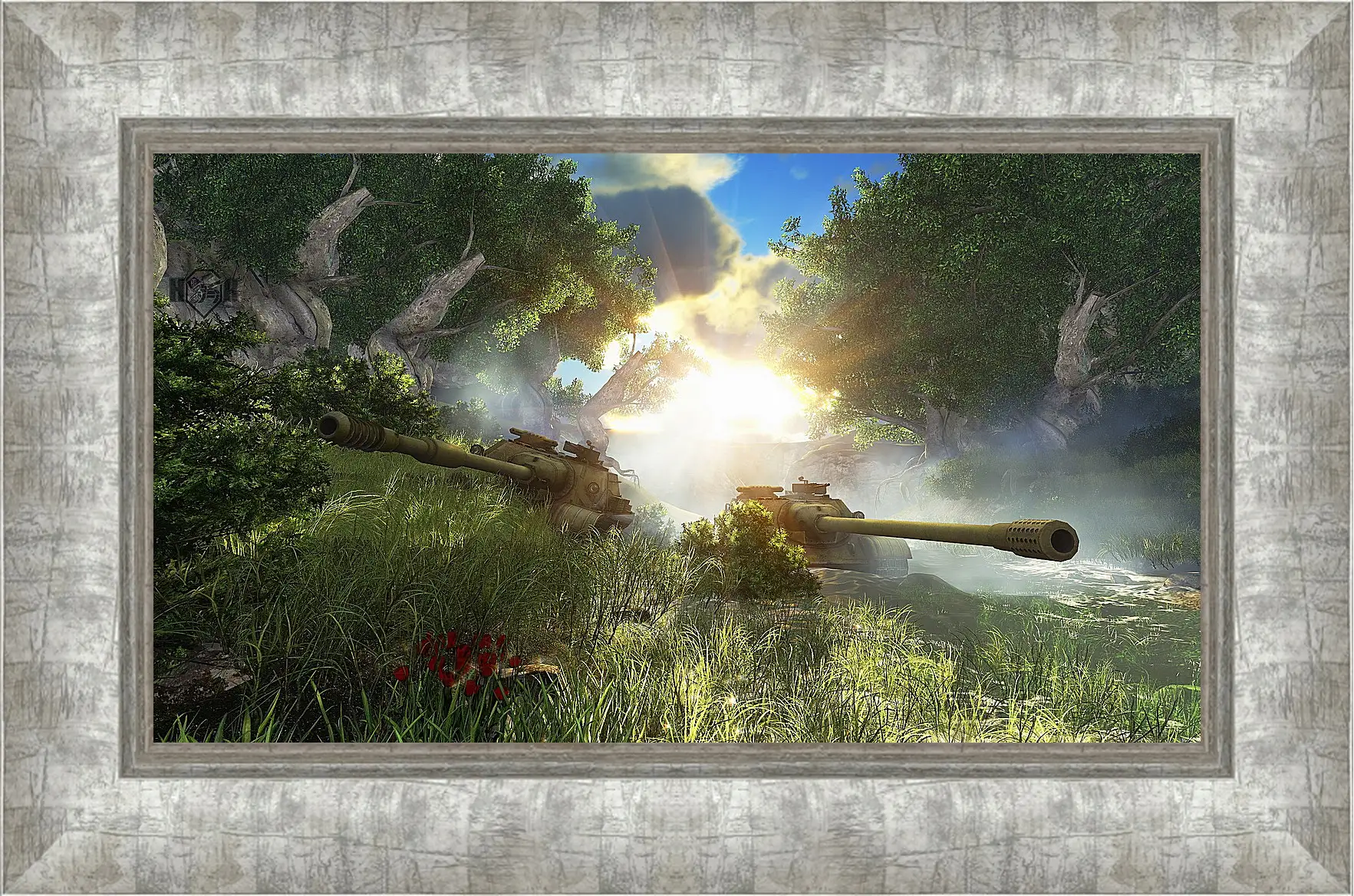 Картина в раме - World Of Tanks