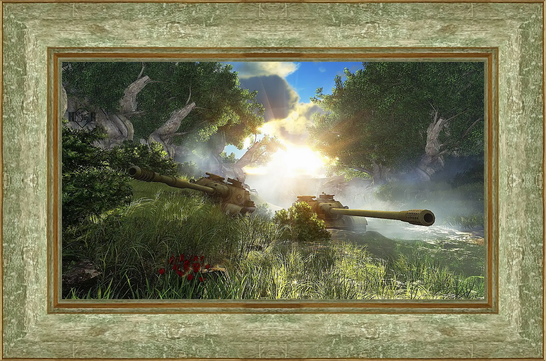 Картина в раме - World Of Tanks