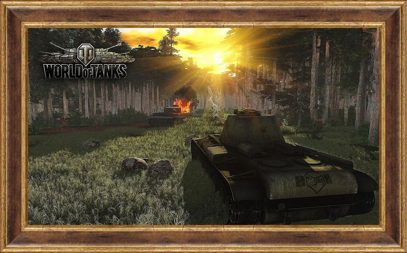 Картина в раме - World Of Tanks
