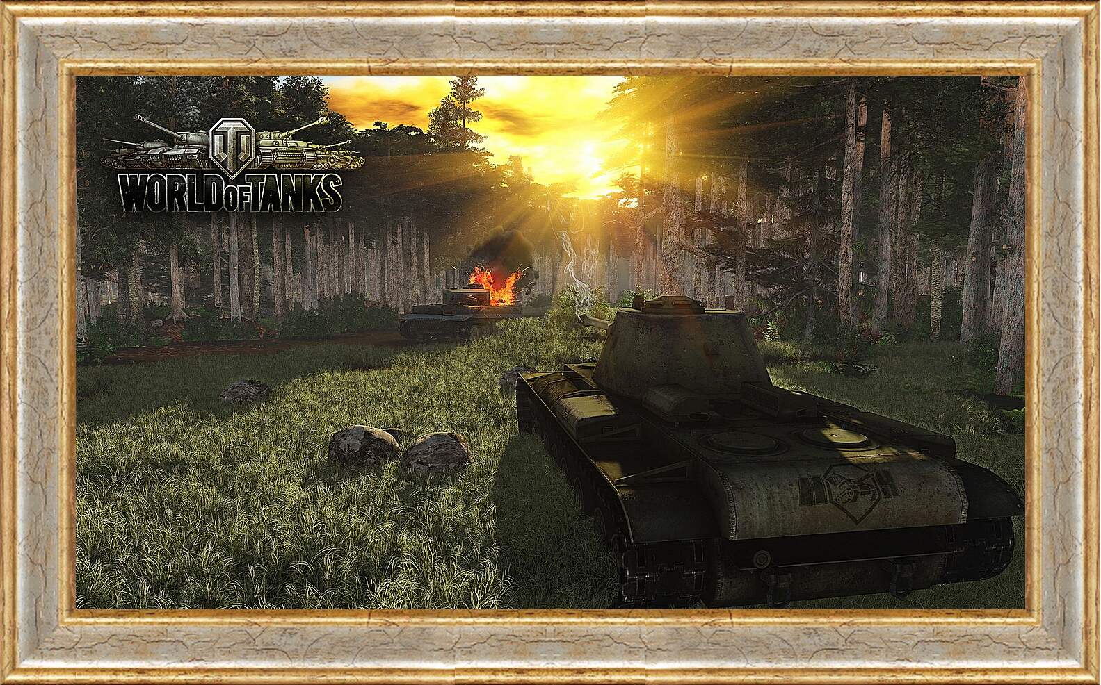 Картина в раме - World Of Tanks
