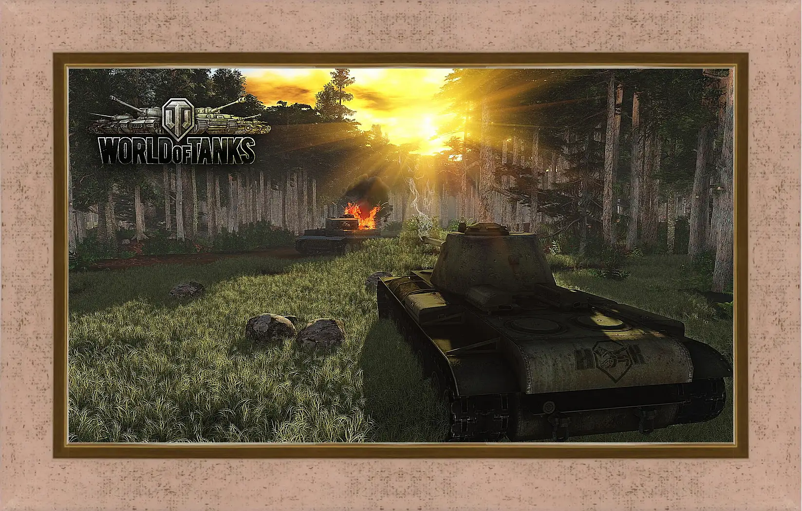 Картина в раме - World Of Tanks
