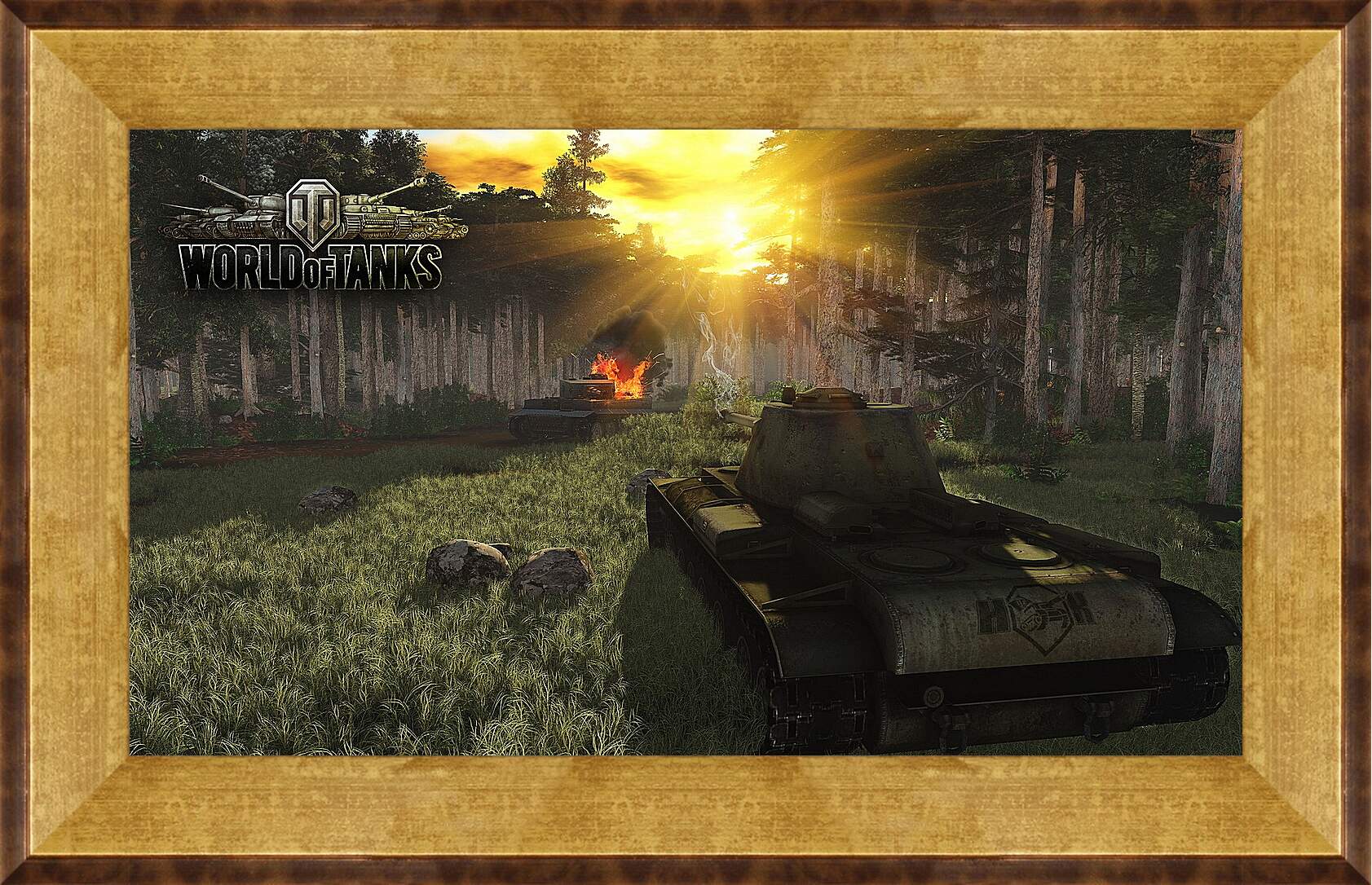Картина в раме - World Of Tanks
