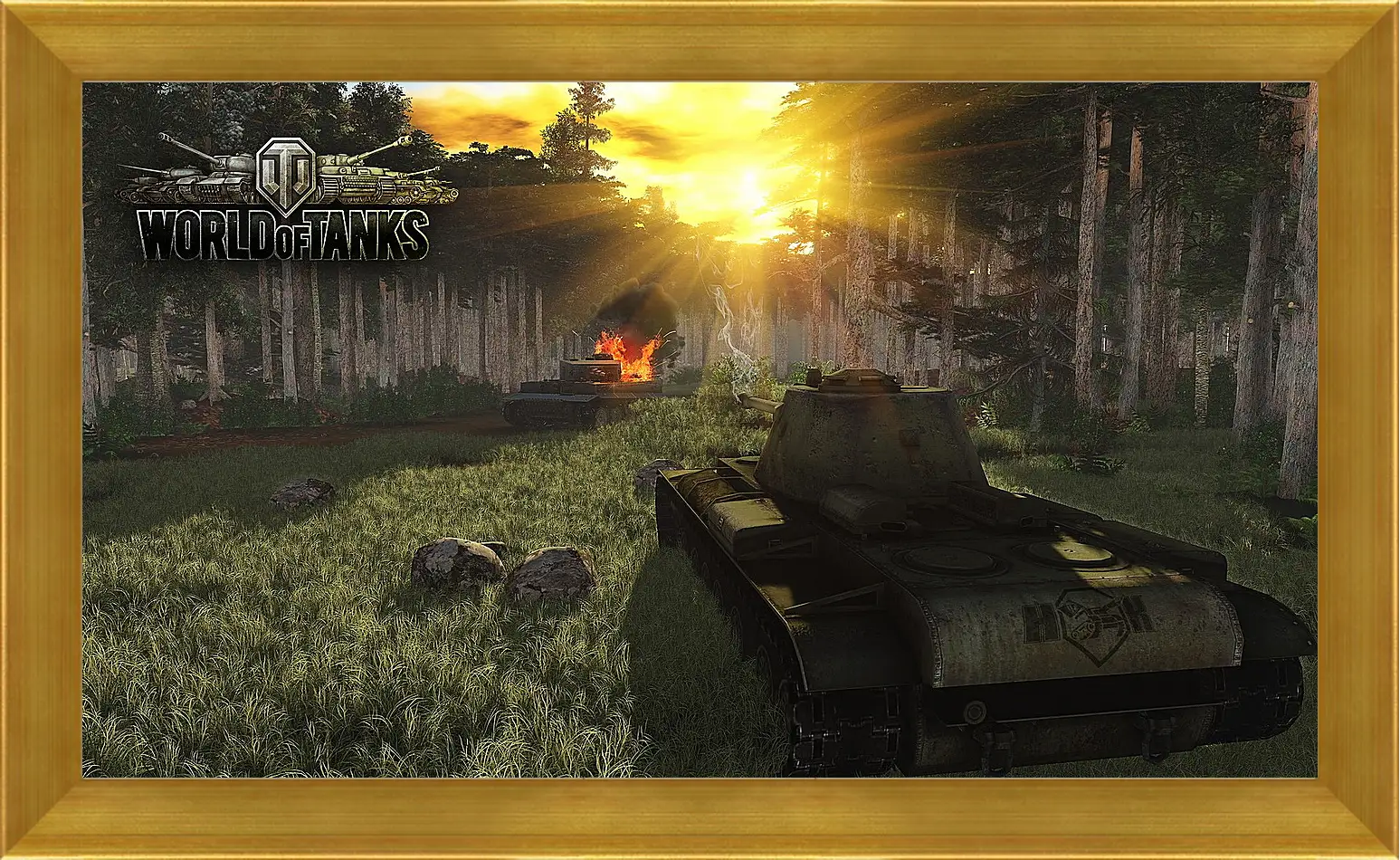 Картина в раме - World Of Tanks
