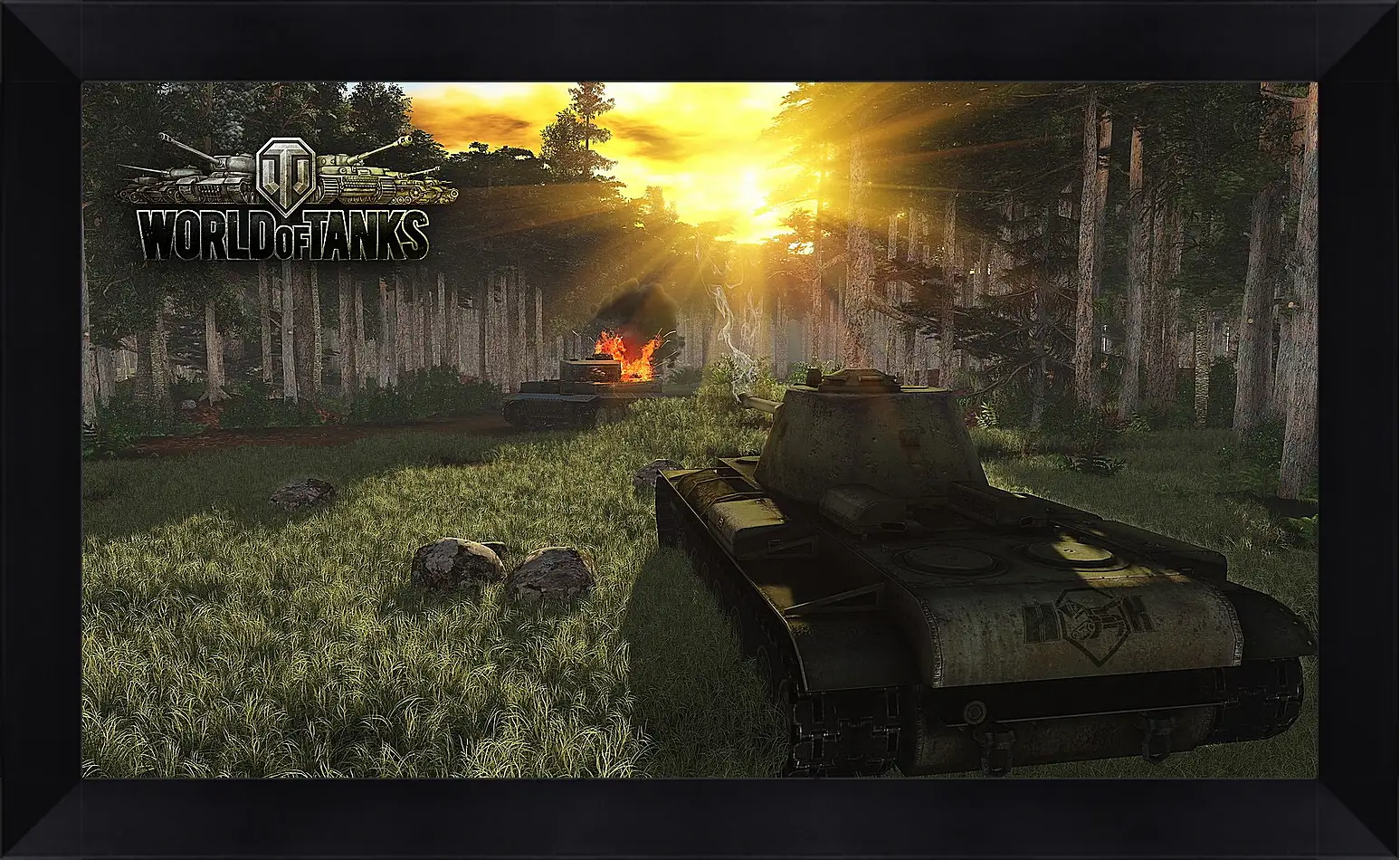 Картина в раме - World Of Tanks
