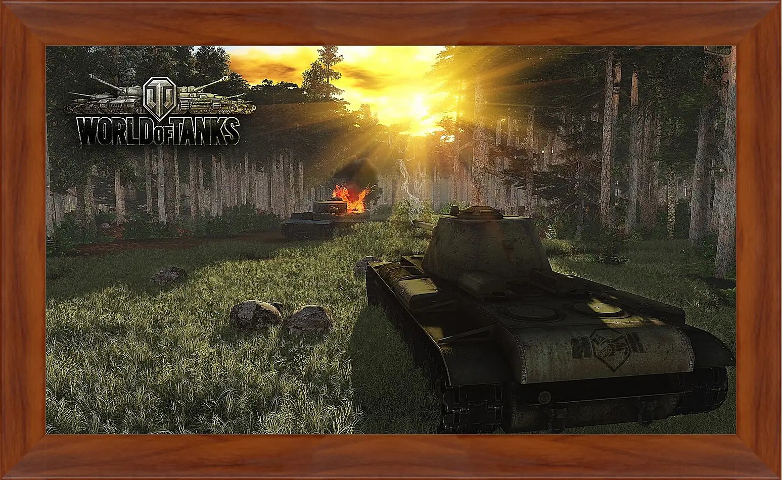 Картина в раме - World Of Tanks
