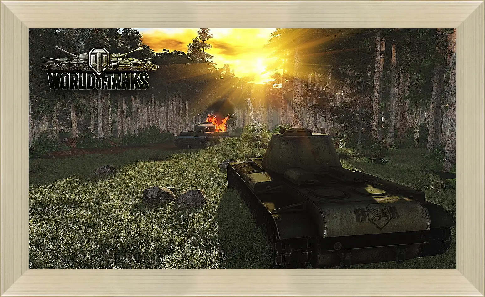 Картина в раме - World Of Tanks
