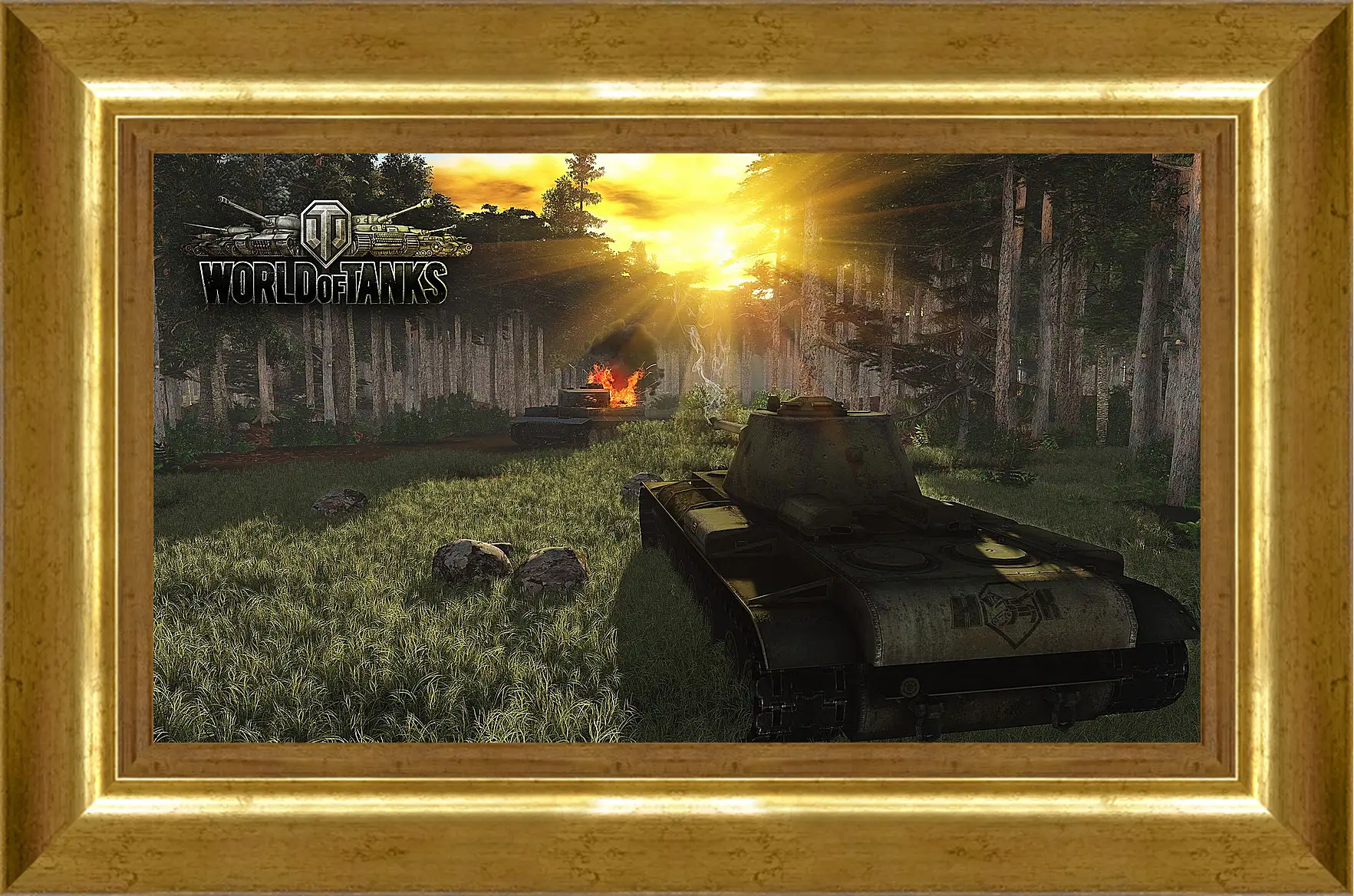 Картина в раме - World Of Tanks
