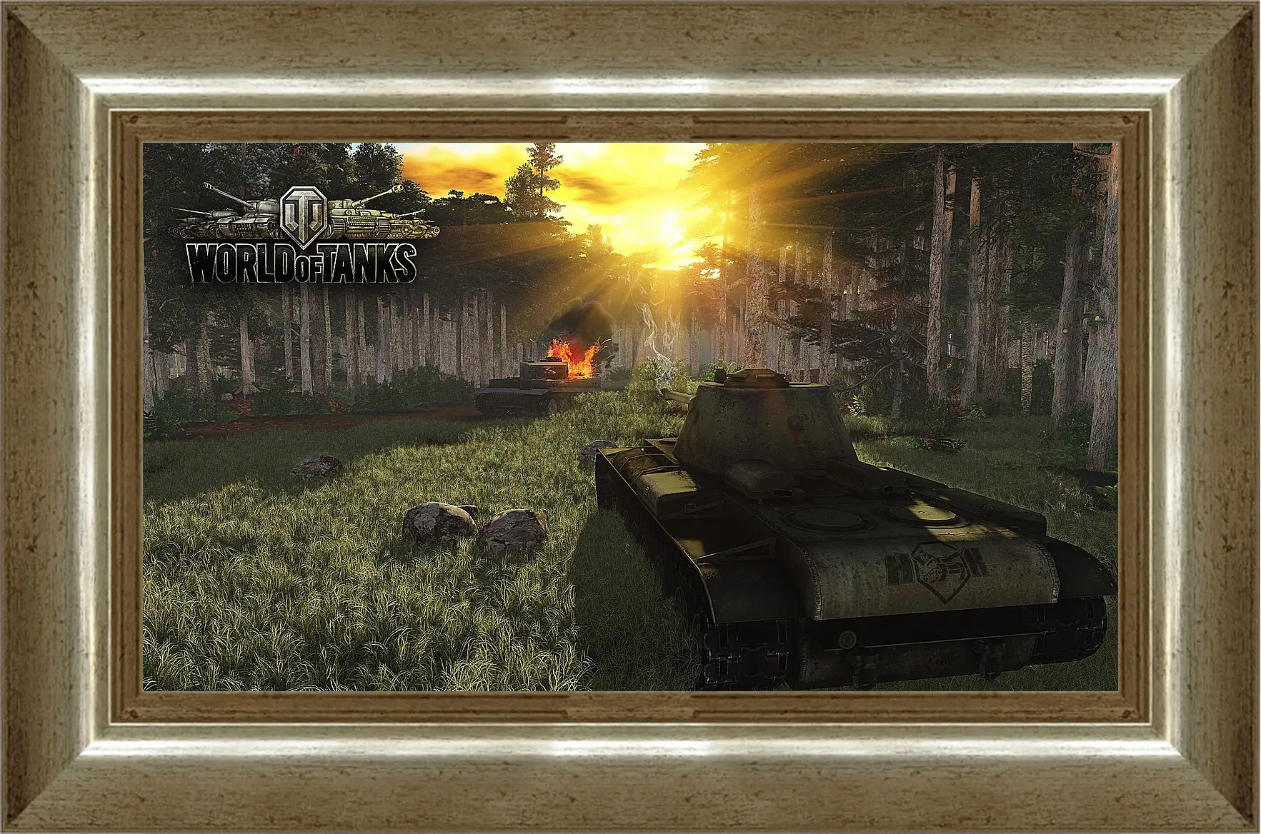 Картина в раме - World Of Tanks
