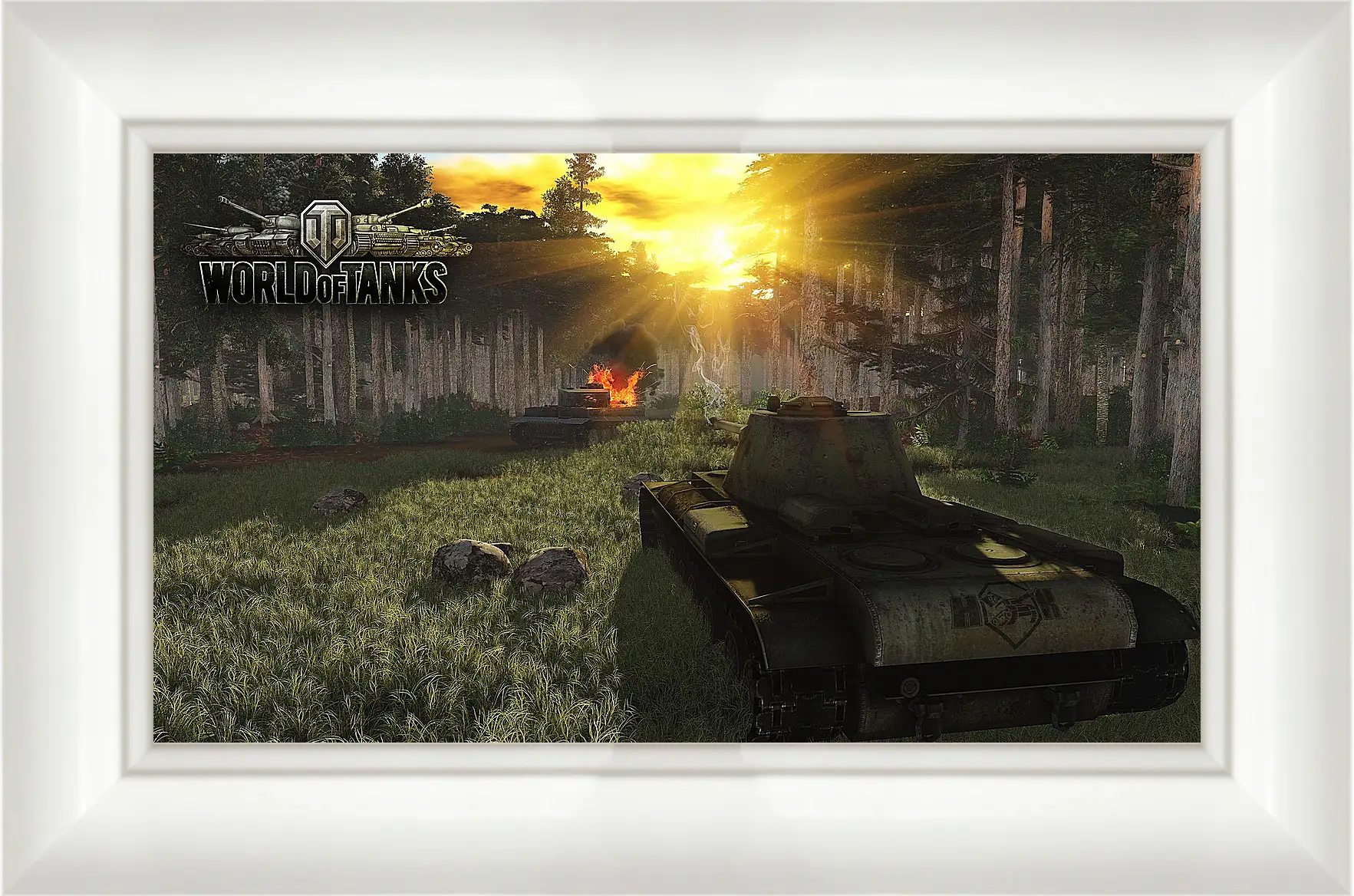 Картина в раме - World Of Tanks
