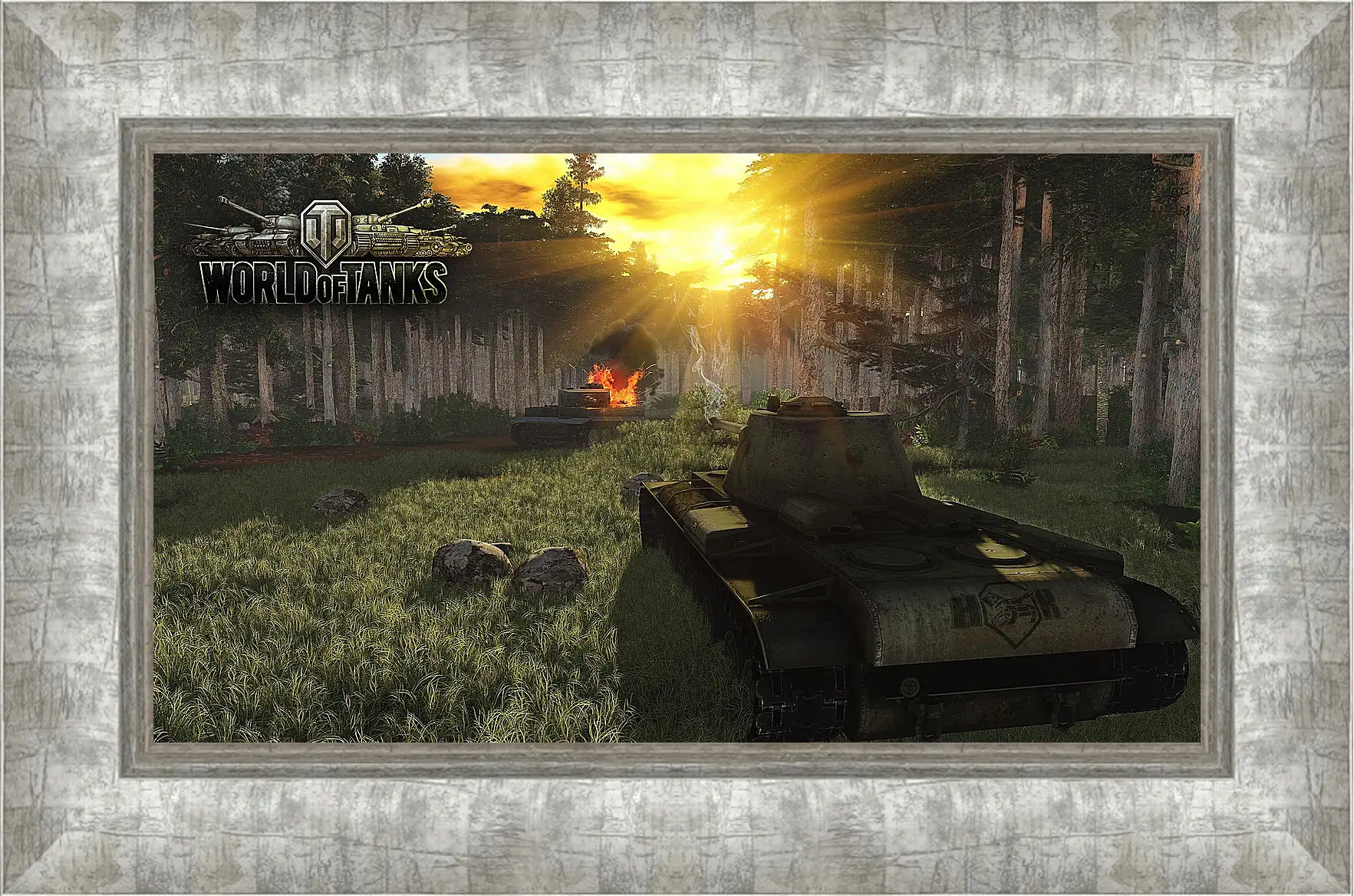 Картина в раме - World Of Tanks
