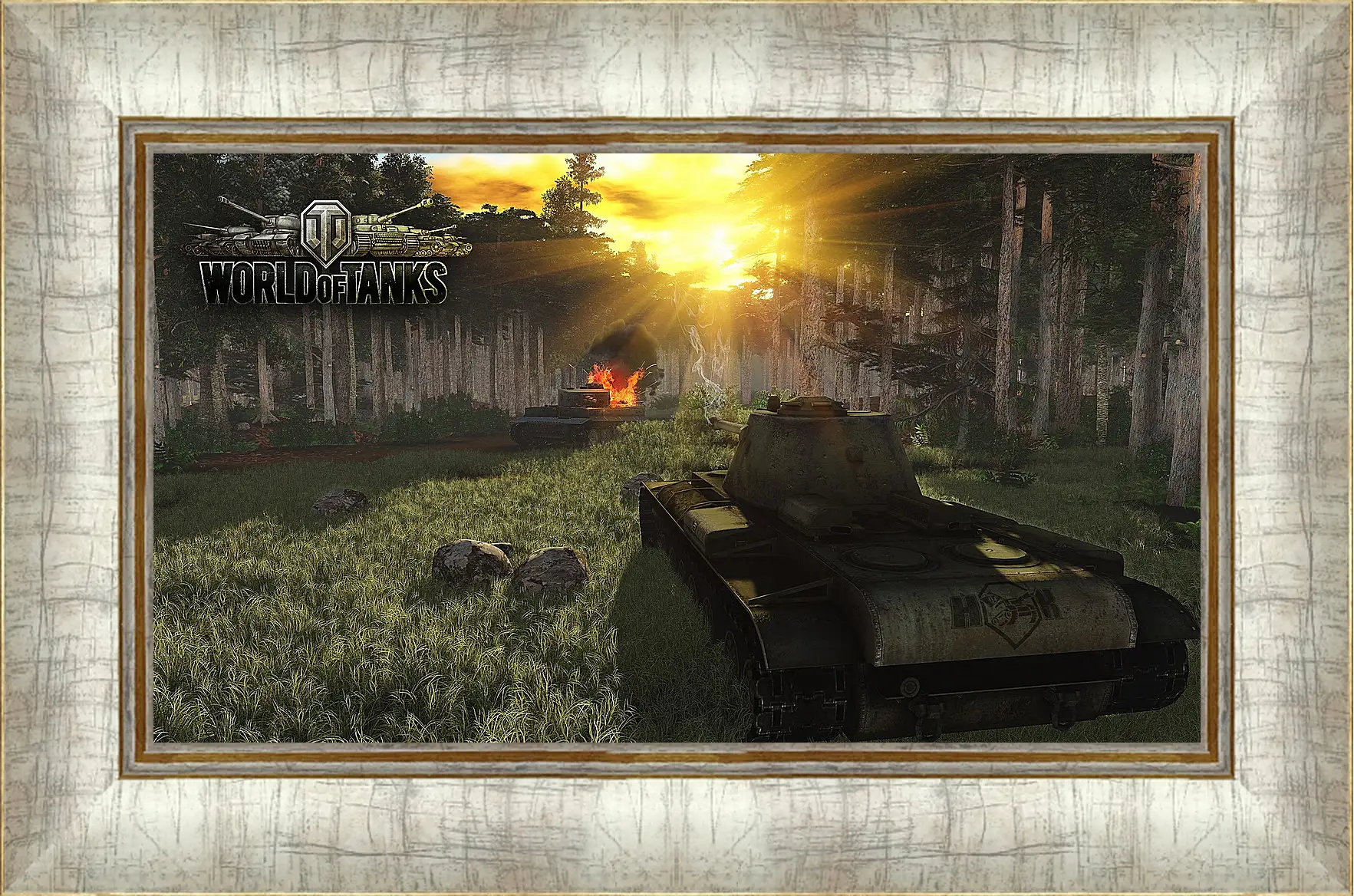 Картина в раме - World Of Tanks
