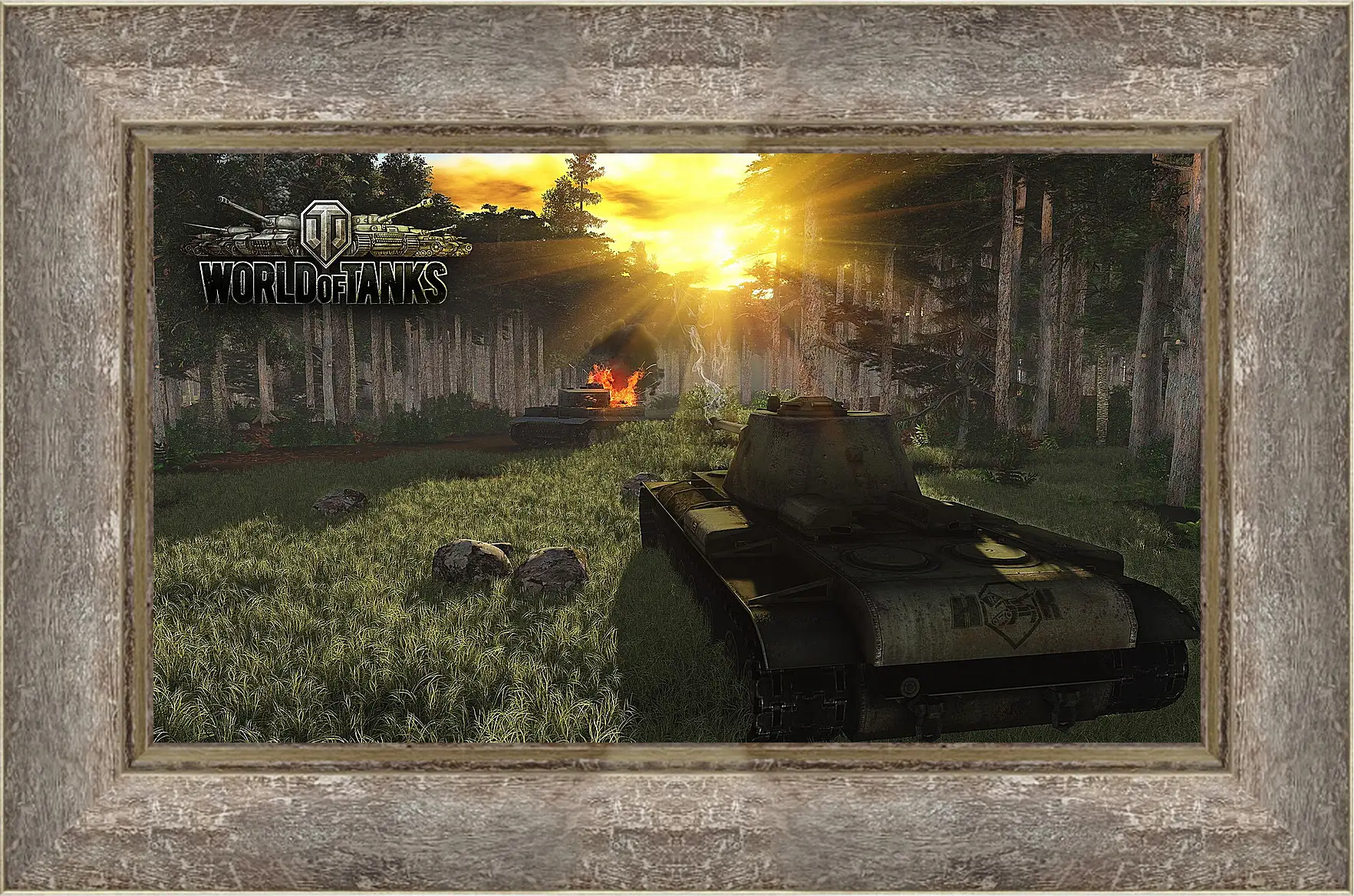 Картина в раме - World Of Tanks
