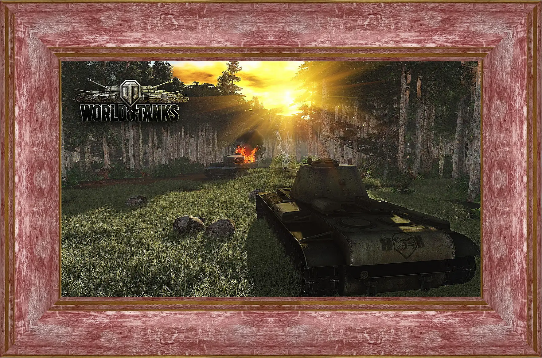 Картина в раме - World Of Tanks
